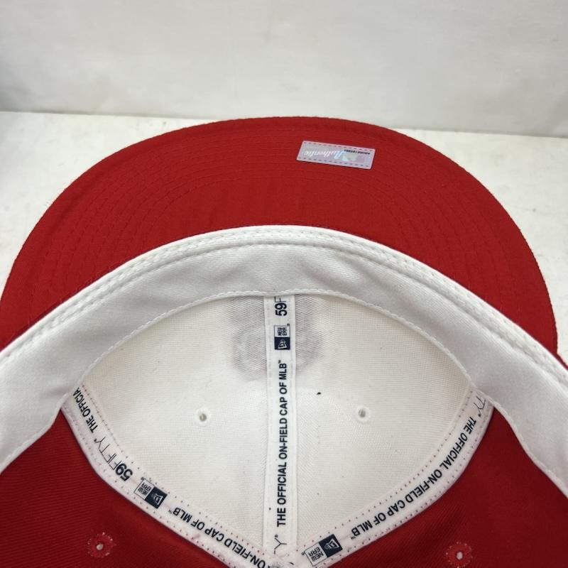 ニューエラ NEW ERA ファッション小物 ファッション小物 サンフランシスコ・ジャイアンツ ベースボールキャップ 帽子 7 3/8 58.7cm - 赤 / レッド / red メンズ USED 古着 中古 50152833