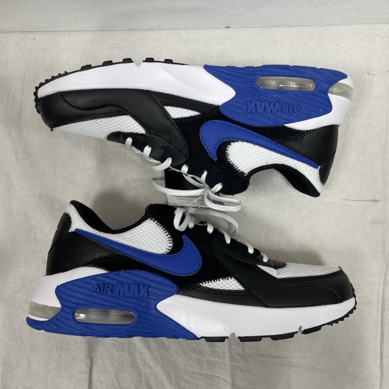 ナイキ NIKE シューズ シューズ AIR MAX EXCEE エア マックス エクシー スニーカー FQ8738 28.0cm 28.0cm ロゴ、文字 白 / ホワイト / white X 黒 / ブラック / black X 青 / ブルー / blue メンズ USED 古着 中古 50152834