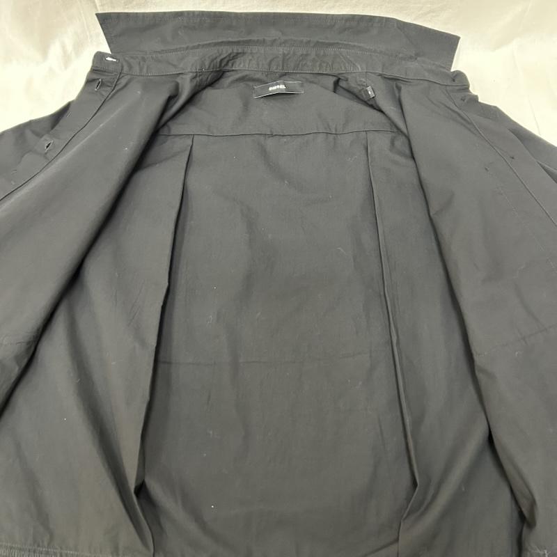 ディーゼル DIESEL ワンピース ロングスカート シャツワンピース ロング ブラック Sサイズ S 無地 黒 / ブラック / black レディース USED 古着 中古 50152836