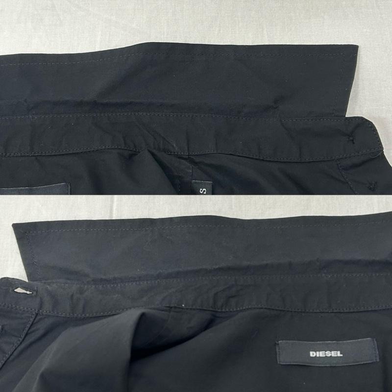 ディーゼル DIESEL ワンピース ロングスカート シャツワンピース ロング ブラック Sサイズ S 無地 黒 / ブラック / black レディース USED 古着 中古 50152836