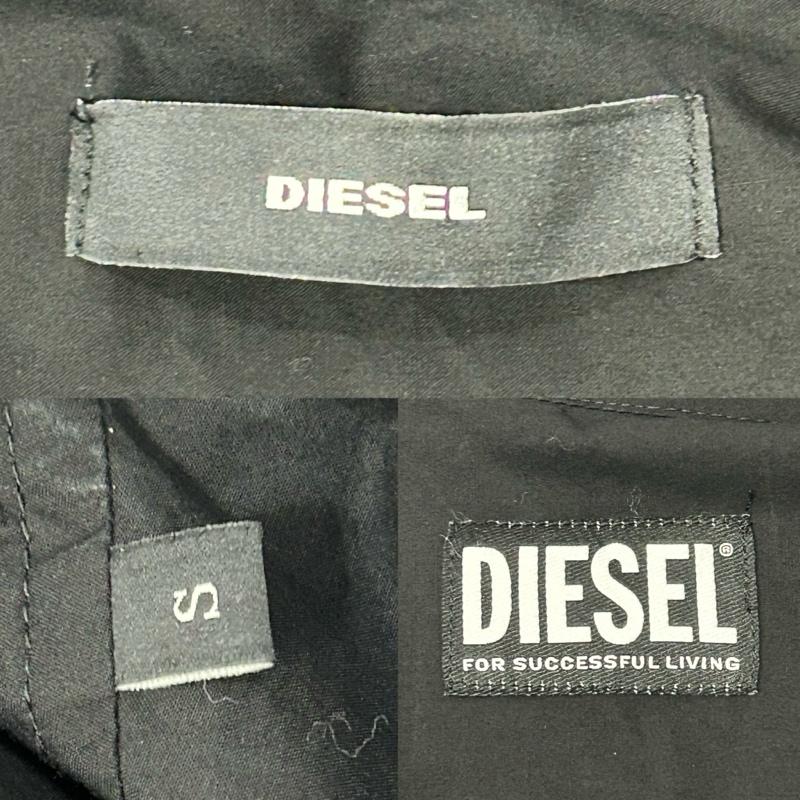 ディーゼル DIESEL ワンピース ロングスカート シャツワンピース ロング ブラック Sサイズ S 無地 黒 / ブラック / black レディース USED 古着 中古 50152836