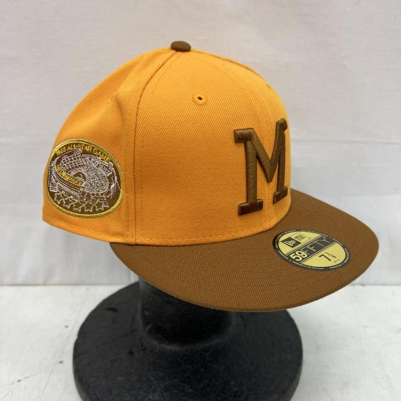 ニューエラ NEW ERA ファッション小物 ファッション小物 ミルウォーキー・ブレーブス ベースボールキャップ 帽子 7 3/8 58.7cm - 橙 / オレンジ / orange メンズ USED 古着 中古 50152844