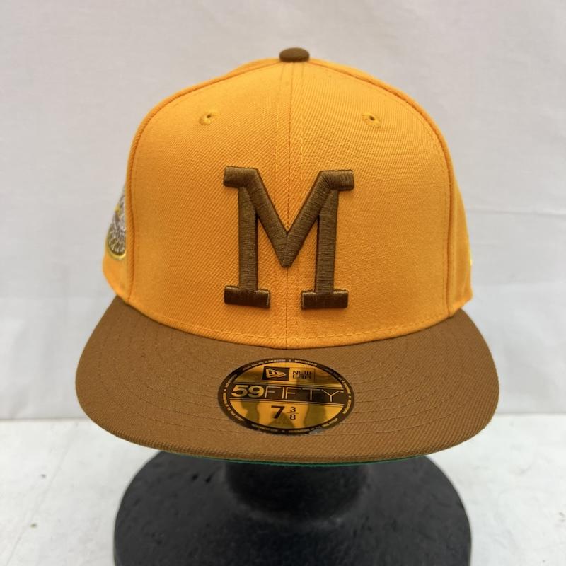 ニューエラ NEW ERA ファッション小物 ファッション小物 ミルウォーキー・ブレーブス ベースボールキャップ 帽子 7 3/8 58.7cm - 橙 / オレンジ / orange メンズ USED 古着 中古 50152844