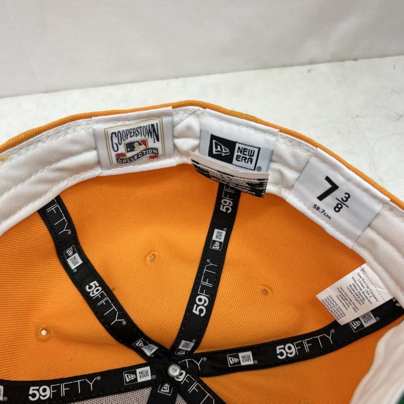 ニューエラ NEW ERA ファッション小物 ファッション小物 ミルウォーキー・ブレーブス ベースボールキャップ 帽子 7 3/8 58.7cm - 橙 / オレンジ / orange メンズ USED 古着 中古 50152844