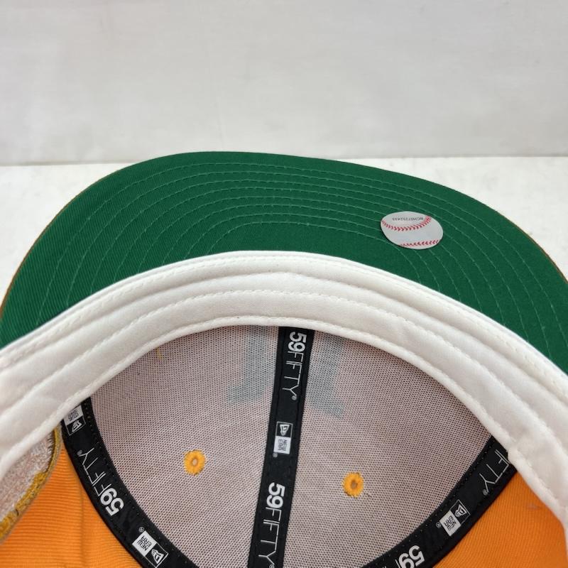 ニューエラ NEW ERA ファッション小物 ファッション小物 ミルウォーキー・ブレーブス ベースボールキャップ 帽子 7 3/8 58.7cm - 橙 / オレンジ / orange メンズ USED 古着 中古 50152844