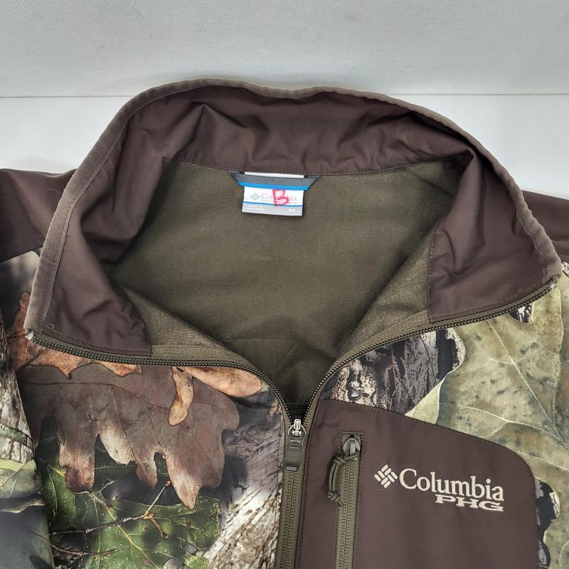 コロンビア Columbia トップス トップス リアルツリーカモ ハーフジップ カモフラ M メンズ USED 古着 中古 50152863