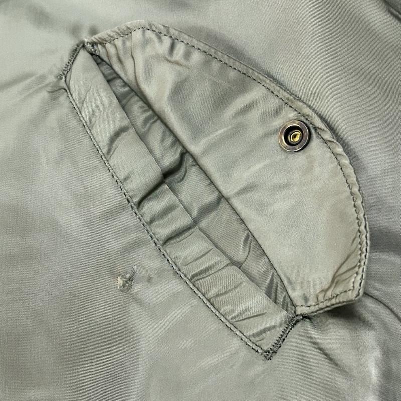 アルファ インダストリー Alpha Industries ジャケット、上着 ジャンパー、ブルゾン 90s MA-1フライトジャケット USA製 カーキ オレンジ MIL-82790J 615-37901 L 無地 カーキ / カーキ / khaki メンズ USED 古着 中古 50152864
