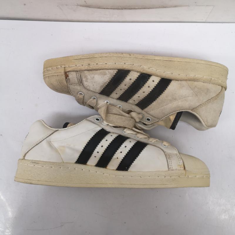 アディダス adidas シューズ シューズ 70s 80s 観賞用 ULTRASTAR ウルトラスター ヴィンテージ フランス製 スニーカー 24.5cm 白 / ホワイト / white メンズ USED 古着 中古 50152876