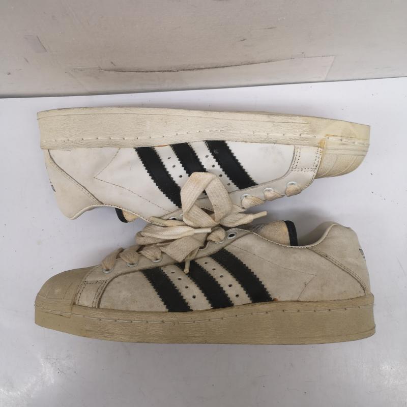 アディダス adidas シューズ シューズ 70s 80s 観賞用 ULTRASTAR ウルトラスター ヴィンテージ フランス製 スニーカー 24.5cm 白 / ホワイト / white メンズ USED 古着 中古 50152876