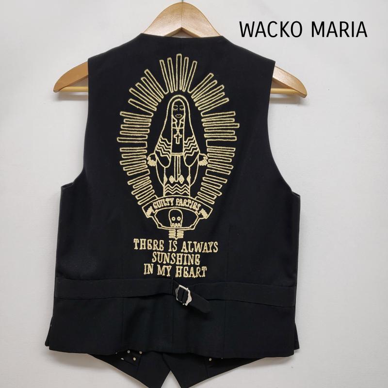 ワコマリア WACKO MARIA トップス トップス ギルティパーティー バック刺繍 ゴールド ドット S メンズ USED 古着 中古 50152879