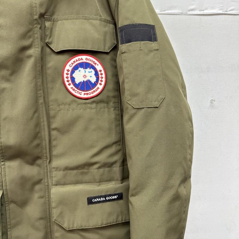 カナダグース CANADA GOOSE ジャケット、上着 ジャンパー、ブルゾン CITADEL シタデル パーカー フード ファー ダウン ジャケット 4567M S カーキオリーブ / カーキオリーブ / メンズ USED 古着 中古 50152882