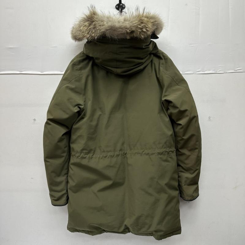 カナダグース CANADA GOOSE ジャケット、上着 ジャンパー、ブルゾン CITADEL シタデル パーカー フード ファー ダウン ジャケット 4567M S カーキオリーブ / カーキオリーブ / メンズ USED 古着 中古 50152882