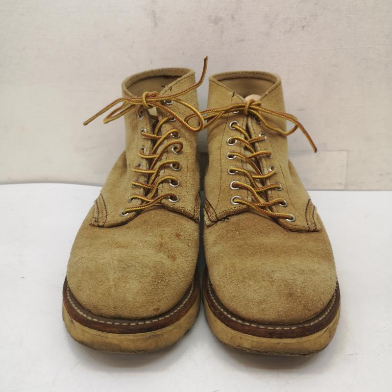 レッドウィング RED WING シューズ シューズ 羽タグ 99年 8167 スエード アイリッシュセッター ラフアウト プレーントゥ ブーツ US：7 ベージュ / ベージュ / beige メンズ USED 古着 中古 50152891