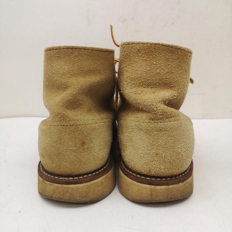 レッドウィング RED WING シューズ シューズ 羽タグ 99年 8167 スエード アイリッシュセッター ラフアウト プレーントゥ ブーツ US：7 ベージュ / ベージュ / beige メンズ USED 古着 中古 50152891