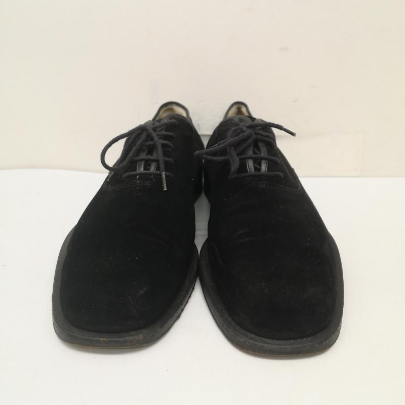サルヴァトーレフェラガモ Salvatore Ferragamo シューズ シューズ スエード Uチップ レザ－ シューズ 6 1/2EEE 24.5cm 黒 / ブラック / black メンズ USED 古着 中古 50152895