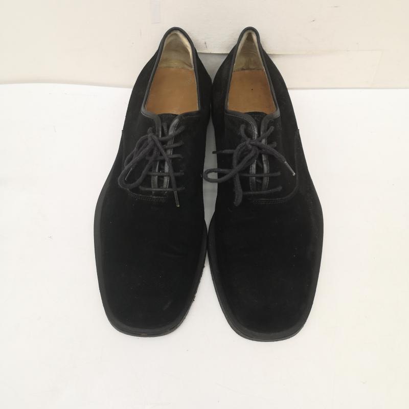 サルヴァトーレフェラガモ Salvatore Ferragamo シューズ シューズ スエード Uチップ レザ－ シューズ 6 1/2EEE 24.5cm 黒 / ブラック / black メンズ USED 古着 中古 50152895