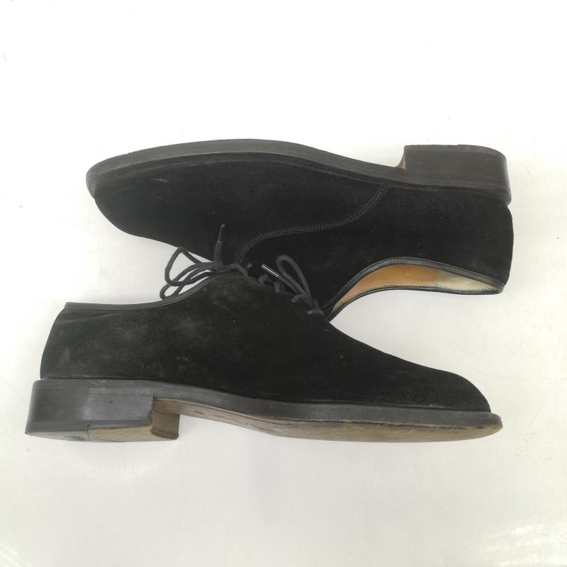 サルヴァトーレフェラガモ Salvatore Ferragamo シューズ シューズ スエード Uチップ レザ－ シューズ 6 1/2EEE 24.5cm 黒 / ブラック / black メンズ USED 古着 中古 50152895
