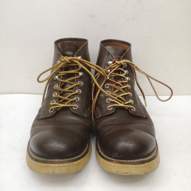 レッドウィング RED WING シューズ シューズ 98年製 四角 犬タグ USA製 アイリッシュセッター US：7.5 茶 / ブラウン / brown メンズ USED 古着 中古 50152897