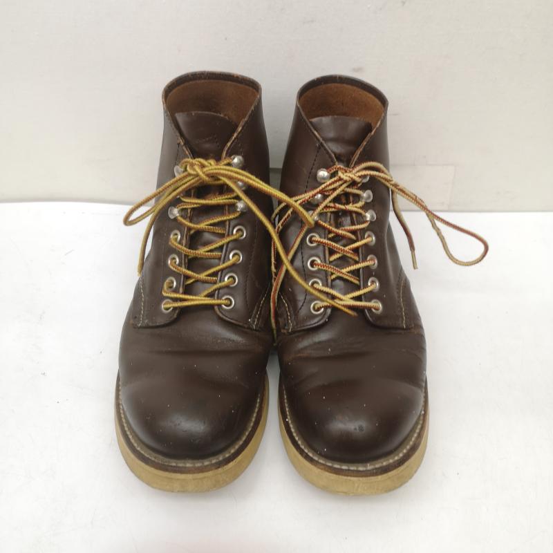 レッドウィング RED WING シューズ シューズ 98年製 四角 犬タグ USA製 アイリッシュセッター US：7.5 茶 / ブラウン / brown メンズ USED 古着 中古 50152897