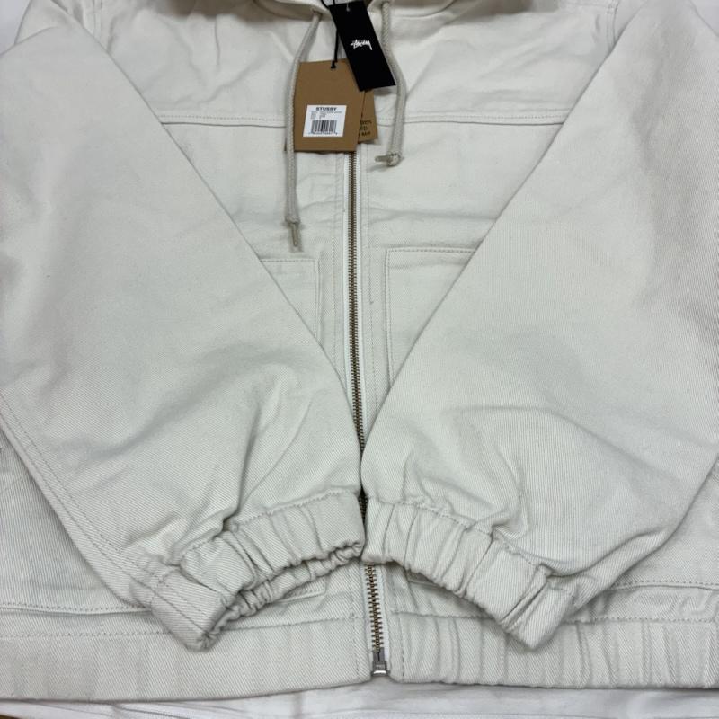 ステューシー STUSSY ジャケット、上着 ジャンパー、ブルゾン 21ss Solid Work Jacket ヘビー コットンツイル フーデッド ワーク ジャケット 115567 M ワンポイント メンズ USED 古着 中古 50152899