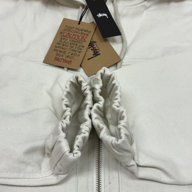 ステューシー STUSSY ジャケット、上着 ジャンパー、ブルゾン 21ss Solid Work Jacket ヘビー コットンツイル フーデッド ワーク ジャケット 115567 M ワンポイント メンズ USED 古着 中古 50152899
