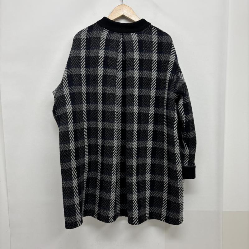 古着 USED トップス トップス niitu ニーツ 新津兄弟 現代和服 シャギー チェック 黒 / ブラック / black X 灰 / グレー / gray メンズ USED 古着 中古 50152929