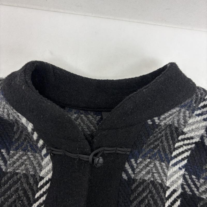古着 USED トップス トップス niitu ニーツ 新津兄弟 現代和服 シャギー チェック 黒 / ブラック / black X 灰 / グレー / gray メンズ USED 古着 中古 50152929
