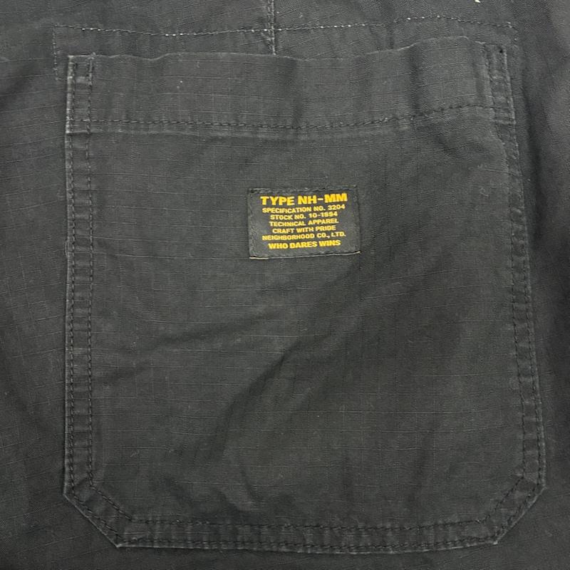 ネイバーフッド NEIGHBORHOOD ボトムス ボトムス MIL-BAKER RIP / C-PT リップストップ ベイカー パンツ 182BENH-PTM01 M ワンポイント X ロゴ、文字 黒 / ブラック / black メンズ USED 古着 中古 50152930