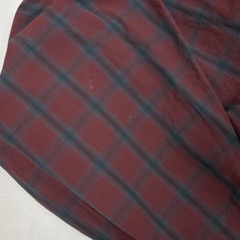 フーワット WhoWhat トップス トップス チェック柄 ロング丈 オーバーサイズ 長袖 シャツ サイドスリット - チェック メンズ USED 古着 中古 50152961