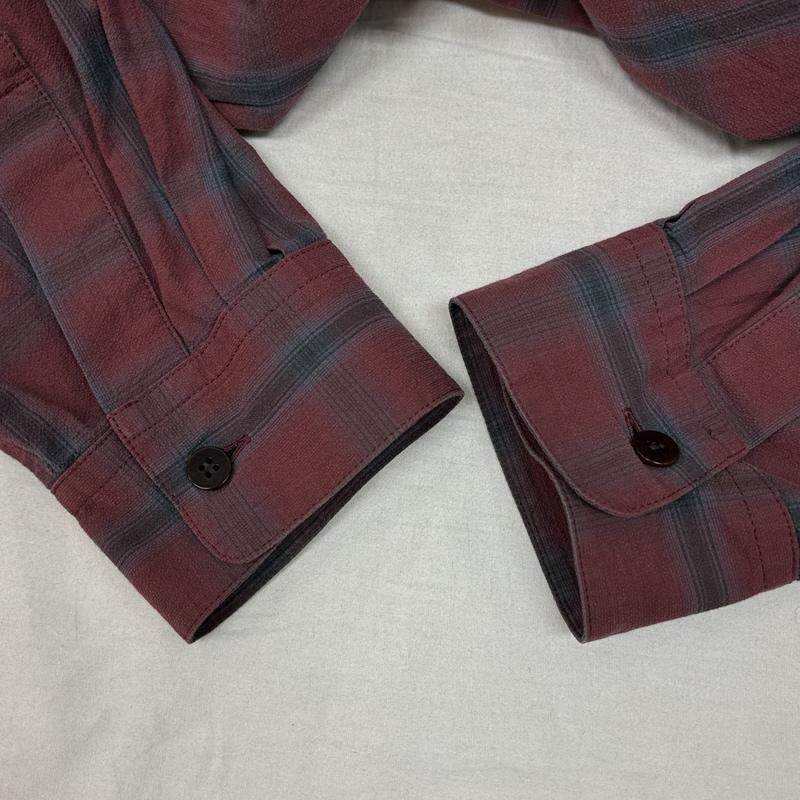 フーワット WhoWhat トップス トップス チェック柄 ロング丈 オーバーサイズ 長袖 シャツ サイドスリット - チェック メンズ USED 古着 中古 50152961