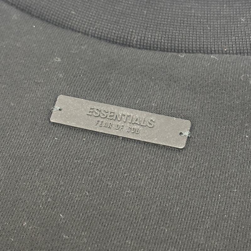 エッセンシャルズ ESSENTIALS トップス トップス スエット FEAR OF GOD フィアオブゴッド ポケット付き クルーネック トレーナー FOG192BT24626 S 黒 / ブラック / black メンズ USED 古着 中古 50152966