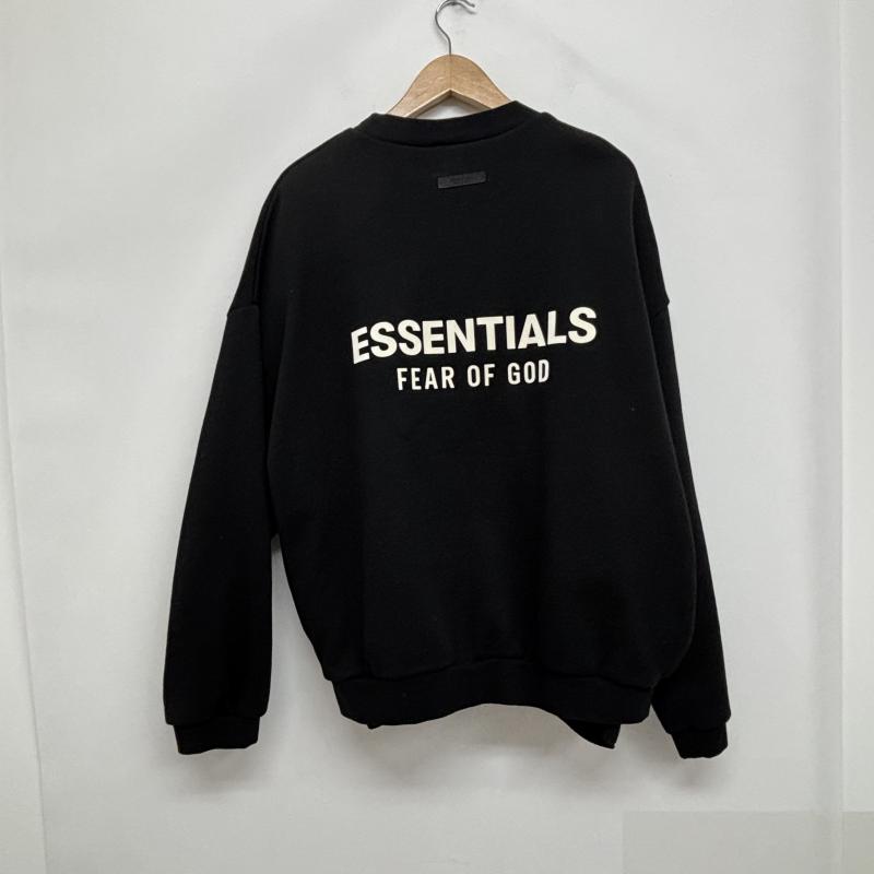 エッセンシャルズ ESSENTIALS トップス トップス スエット FOG ESSENTIALS フィアー オブ ゴッド LOGO CREW SWEAT SHIRTS S 黒 / ブラック / black メンズ USED 古着 中古 50152967