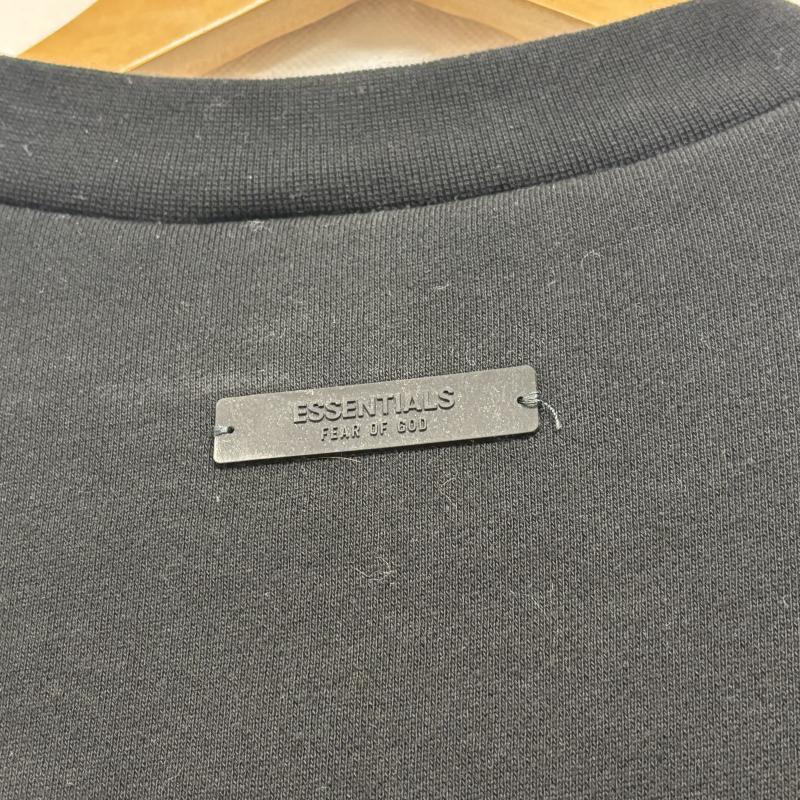 エッセンシャルズ ESSENTIALS トップス トップス スエット FOG ESSENTIALS フィアー オブ ゴッド LOGO CREW SWEAT SHIRTS S 黒 / ブラック / black メンズ USED 古着 中古 50152967