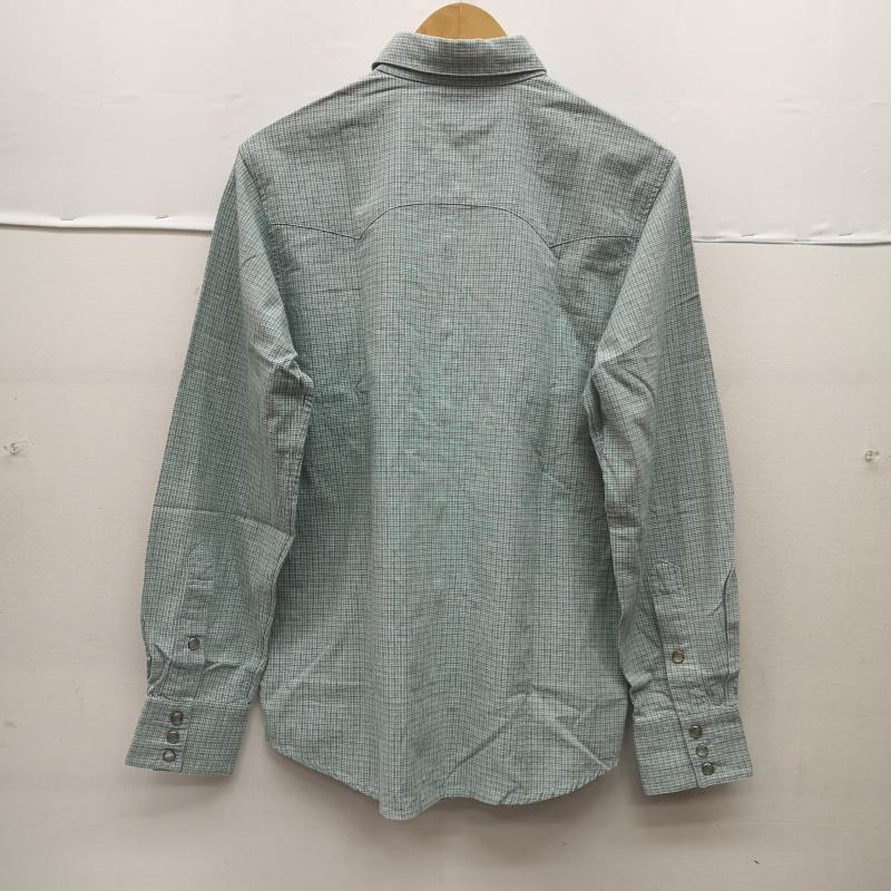 ラルフローレン RALPHLAUREN トップス トップス POLO COUNTRY 80s 織り柄 コットン ウエスタン シャツ M 緑 / グリーン / green メンズ USED 古着 中古 50152975