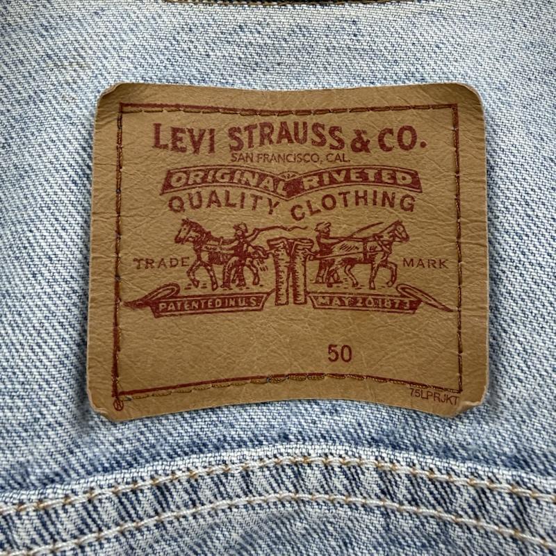 リーバイス Levi s トップス トップス 00s 75505 ユーロ デニム ジャケット Gジャン 50 青 / ブルー / blue メンズ USED 古着 中古 50152984
