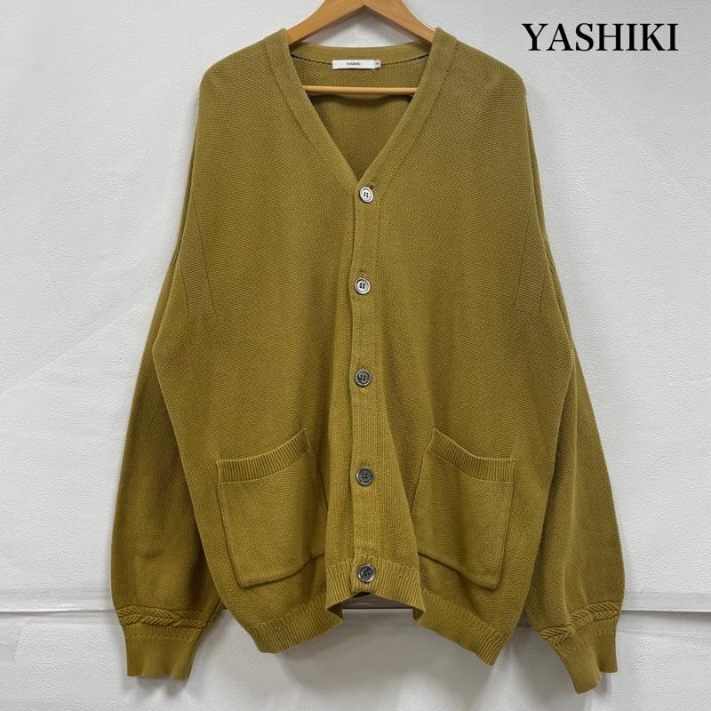 ヤシキ YASHIKI トップス トップス Vネック ニット カーディガン ポケット YSK-20SS-KN07 2 無地 メンズ USED 古着 中古 50152989