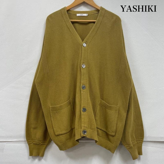 ヤシキ YASHIKI トップス トップス Vネック ニット カーディガン ポケット YSK-20SS-KN07 2 無地 メンズ USED 古着 中古 50152989