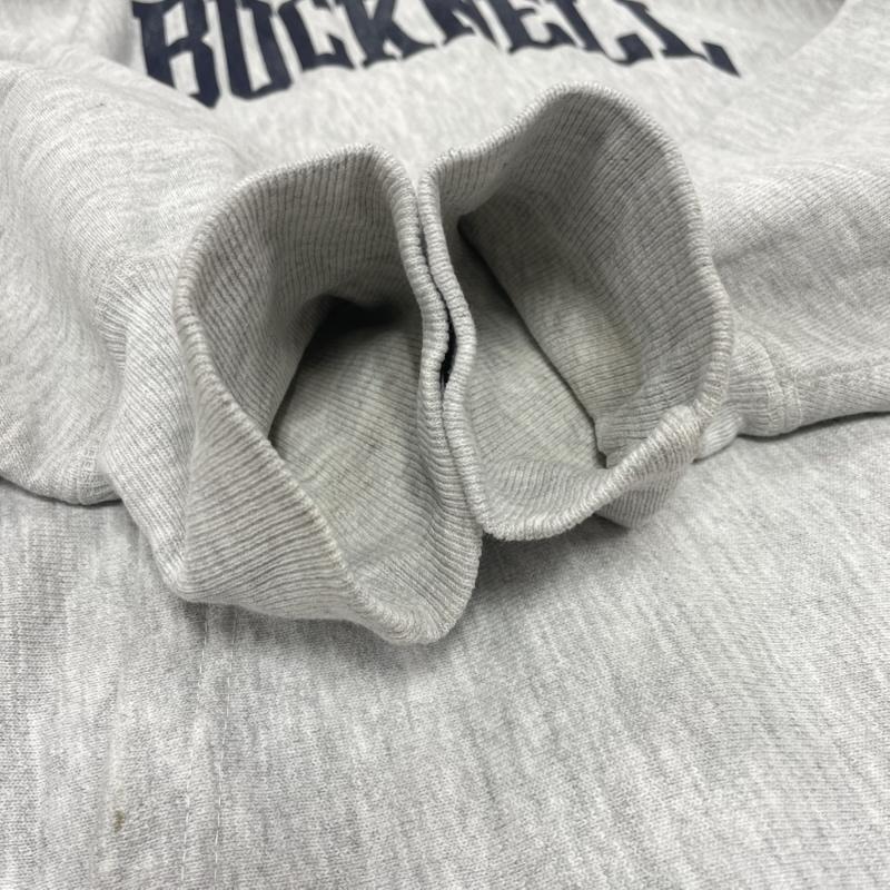 チャンピオン Champion トップス トップス 80’s 90 s REVERSEWEAVE リバースウィーブ プルオーバー フーディー プリント パーカー BUCKNELL USA製 ヴィンテージ XXL ロゴ、文字 X プリント 灰 / グレー / gray X 紺 / ネイビー / navy X 橙 / オレンジ / orange メンズ USED 古着 中古 50152991