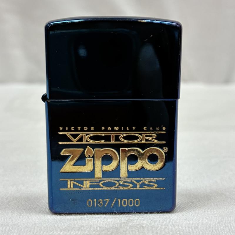 古着 USED ファッション小物 喫煙グッズ ZIPPO VICTOR FAMILY CLUB INFOSYS 0137/1000 ライター - メンズ USED 古着 中古 50153002