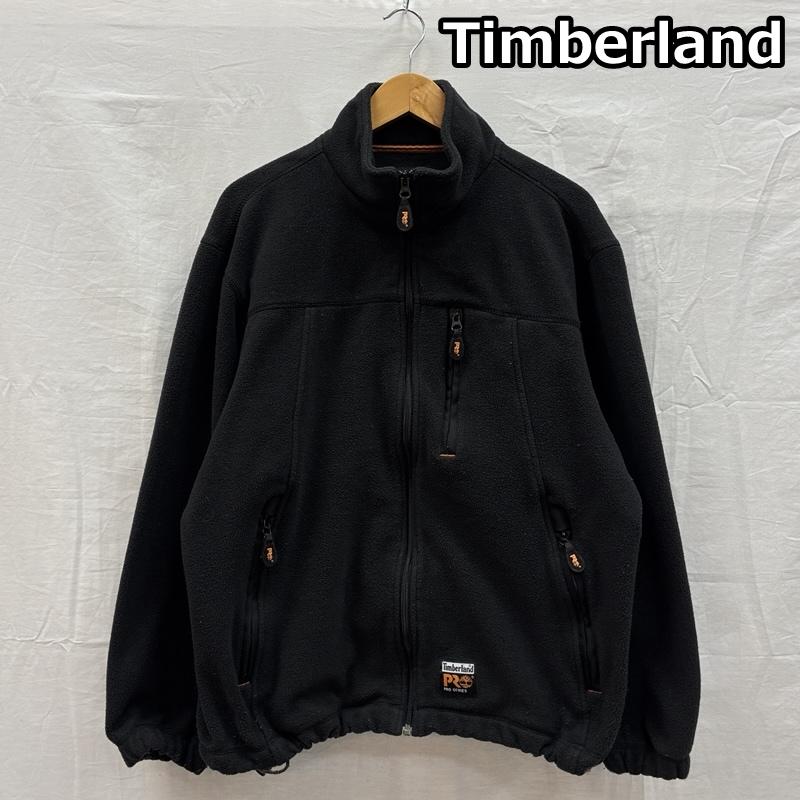 ティンバーランド Timberland ジャケット、上着 ジャンパー、ブルゾン PRO SERIES ジップアップ フリース ジャケット スタンドカラー M 黒 / ブラック / black メンズ USED 古着 中古 50153005