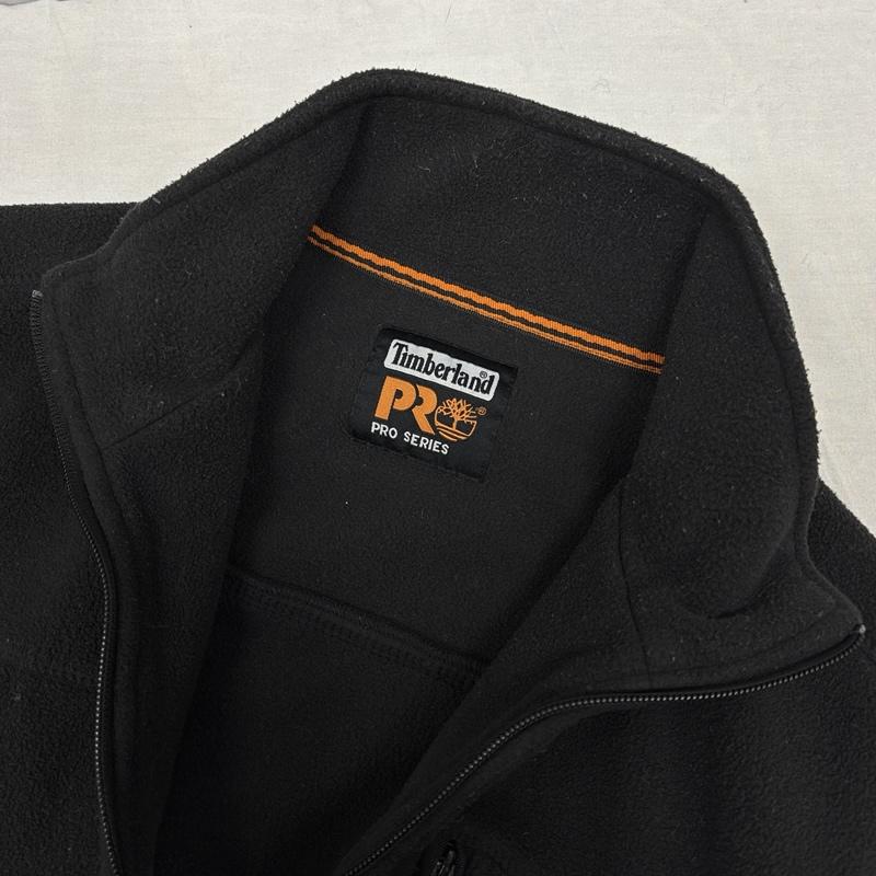 ティンバーランド Timberland ジャケット、上着 ジャンパー、ブルゾン PRO SERIES ジップアップ フリース ジャケット スタンドカラー M 黒 / ブラック / black メンズ USED 古着 中古 50153005