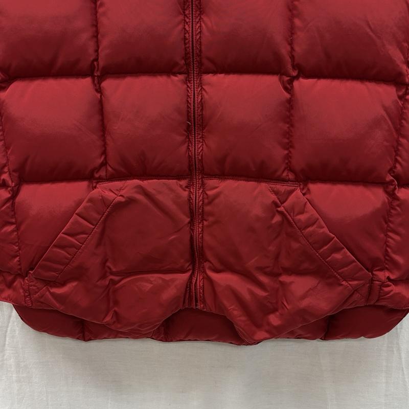 古着 USED ジャケット、上着 ジャンパー、ブルゾン Cabela s カベラス スクエア キルティング マウンテン グース ダウン ベスト ジャケット M 赤 / レッド / red メンズ USED 古着 中古 50153007