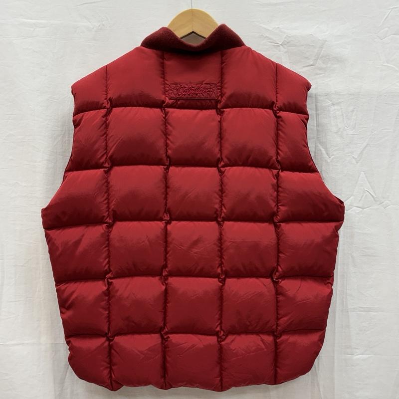 古着 USED ジャケット、上着 ジャンパー、ブルゾン Cabela s カベラス スクエア キルティング マウンテン グース ダウン ベスト ジャケット M 赤 / レッド / red メンズ USED 古着 中古 50153007