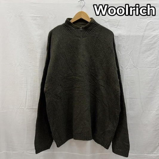 ウールリッチ WOOLRICH トップス トップス 00年代 モーリシャス製 シェットランド ウール ニット セーター ハーフジップ プルオーバー 00s XL メンズ USED 古着 中古 50153012