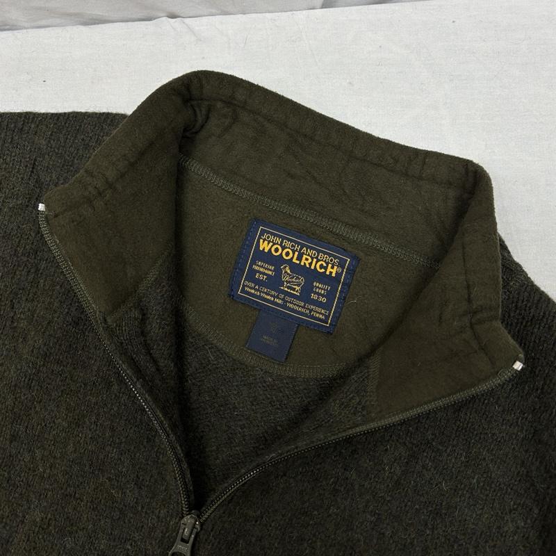 ウールリッチ WOOLRICH トップス トップス 00年代 モーリシャス製 シェットランド ウール ニット セーター ハーフジップ プルオーバー 00s XL メンズ USED 古着 中古 50153012