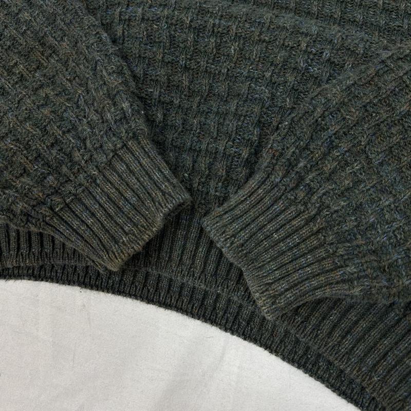古着 USED トップス トップス BILL BLASS 90年代 ビンテージ USA製 Vネック サーマル ニット セーター 90s VINTAGE M メンズ USED 古着 中古 50153015