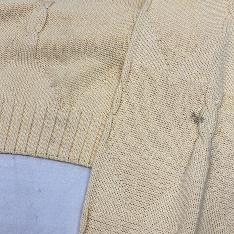 ジャンセン Jantzen トップス トップス 90年代 ビンテージ USA製 ケーブル編み クルーネック ニット セーター 90s VINTAGE L メンズ USED 古着 中古 50153020