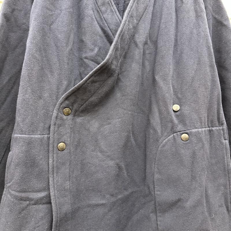 ニードルス Needles コート コート一般 SAMUE COAT 作務衣 ノーカラー コート S 紺 / ネイビー / navy メンズ USED 古着 中古 50153033