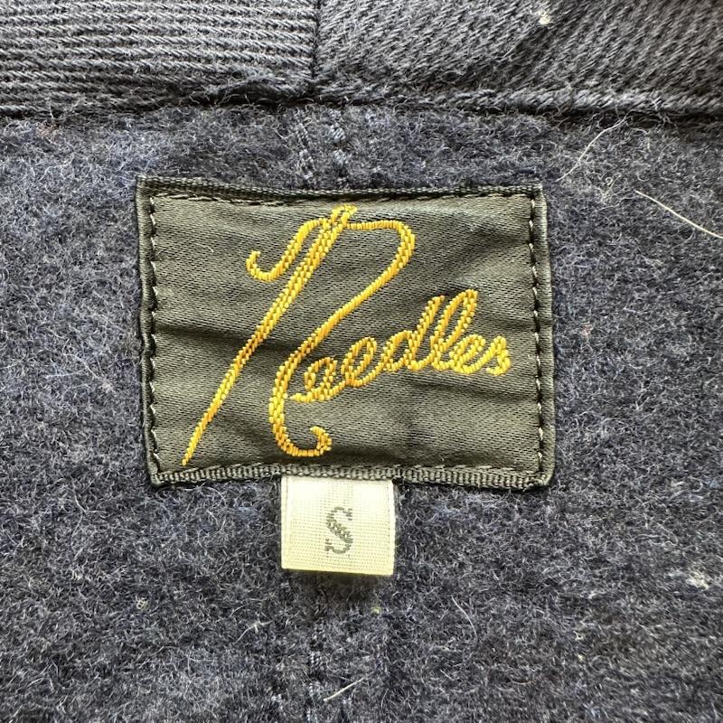 ニードルス Needles コート コート一般 SAMUE COAT 作務衣 ノーカラー コート S 紺 / ネイビー / navy メンズ USED 古着 中古 50153033