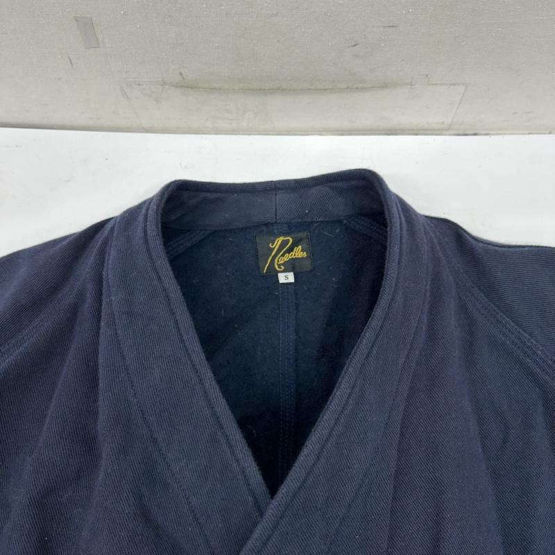 ニードルス Needles コート コート一般 SAMUE COAT 作務衣 ノーカラー コート S 紺 / ネイビー / navy メンズ USED 古着 中古 50153033